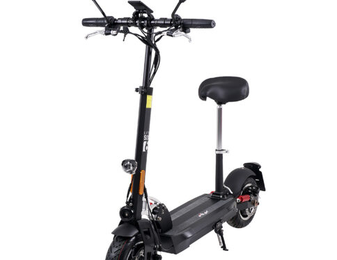 Trotinetă electrică, eFlux Lite Six Pro 1000 wați, omologată pentru drumuri publice, 40 km/h, șa reglabilă, baterie litiu