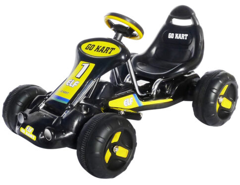 Go Kart electric pentru copii 9788, frânare automată, 25 wați, baterie de 6 volți, 7 Ah