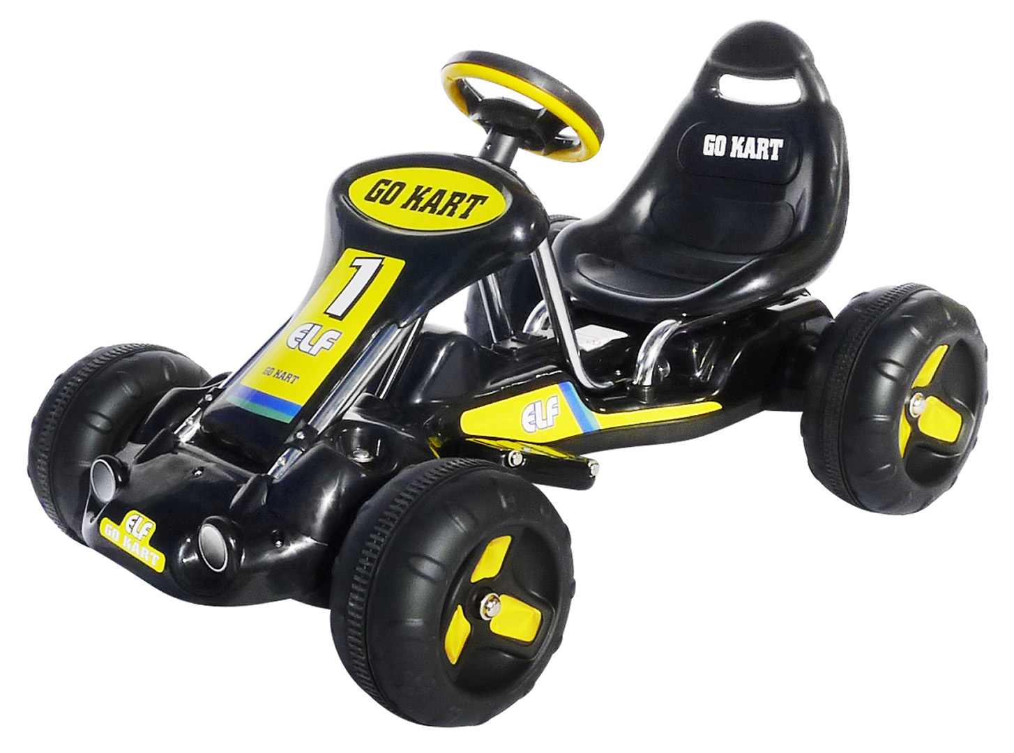Go Kart electric pentru copii 9788, frânare automată, 25 wați, baterie de 6 volți, 7 Ah